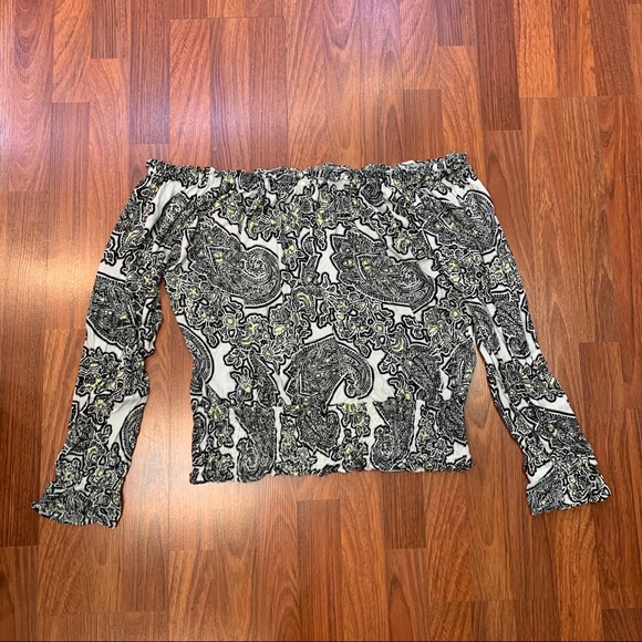 MICHAEL Michael Kors Tops - MICHAEL Michael Kors Off The Shoulder Print Top